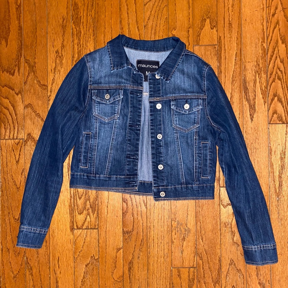 Maurices cropped denim jacket